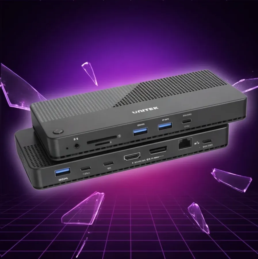 Stacja Unitek dokująca 12w1 USB-C, HDMI 2.1, USB 4, PD 100W; D1079A — zdjęcie główne, smartu.eu Stacja Unitek dokująca 12w1 USB-C, HDMI 2.1, USB 4, PD 100W; D1079A — zdjęcie główne, smartu.eu