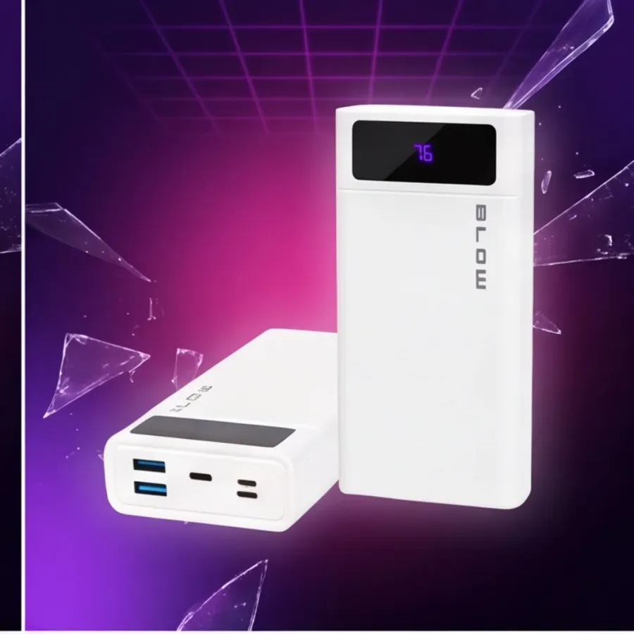 PowerBank BLOW PB20E QC+PD 20W 20000mAh+lightning Biały — zdjęcie główne, smartu.eu PowerBank BLOW PB20E QC+PD 20W 20000mAh+lightning Biały — zdjęcie główne, smartu.eu