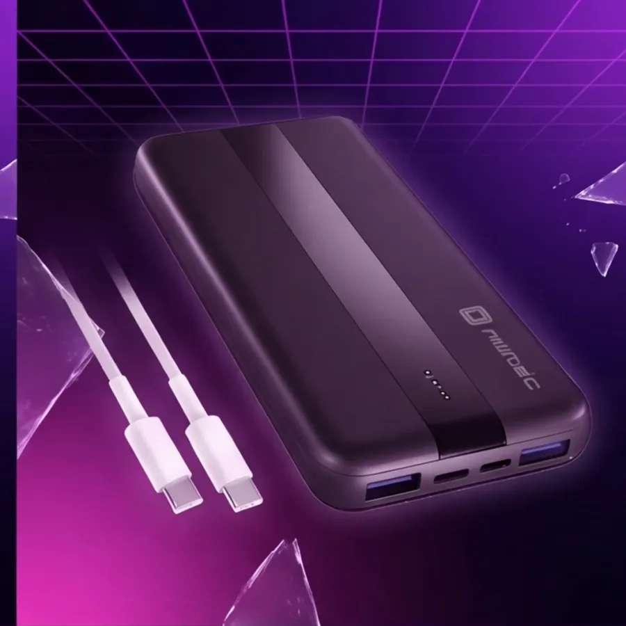 Powerbank Natec TREVI Slim Q V2 2xUSB-A 18W 1xUSB-C 20W — zdjęcie główne, smartu.eu Powerbank Natec TREVI Slim Q V2 2xUSB-A 18W 1xUSB-C 20W — zdjęcie główne, smartu.eu