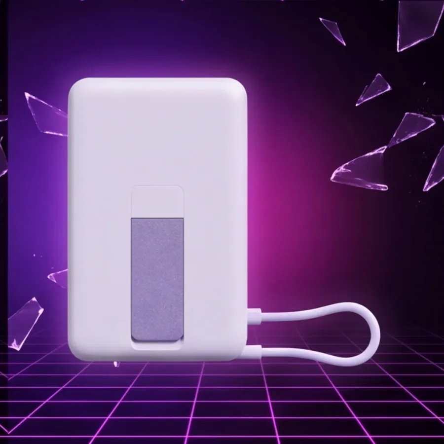 PowerBank XIAOMI Magnetic 10000 z podstawką fioletowy — zdjęcie główne, smartu.eu PowerBank XIAOMI Magnetic 10000 z podstawką fioletowy — zdjęcie główne, smartu.eu