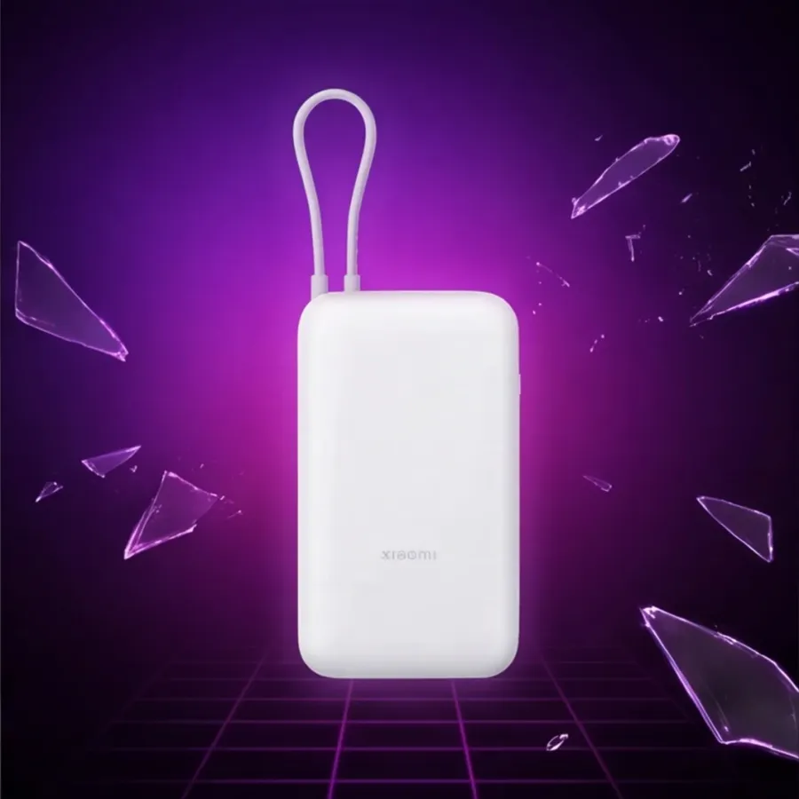 XIAOMI Power Bank 20000mAh (Integrated Cable) GL Light Gray — zdjęcie główne, smartu.eu XIAOMI Power Bank 20000mAh (Integrated Cable) GL Light Gray — zdjęcie główne, smartu.eu
