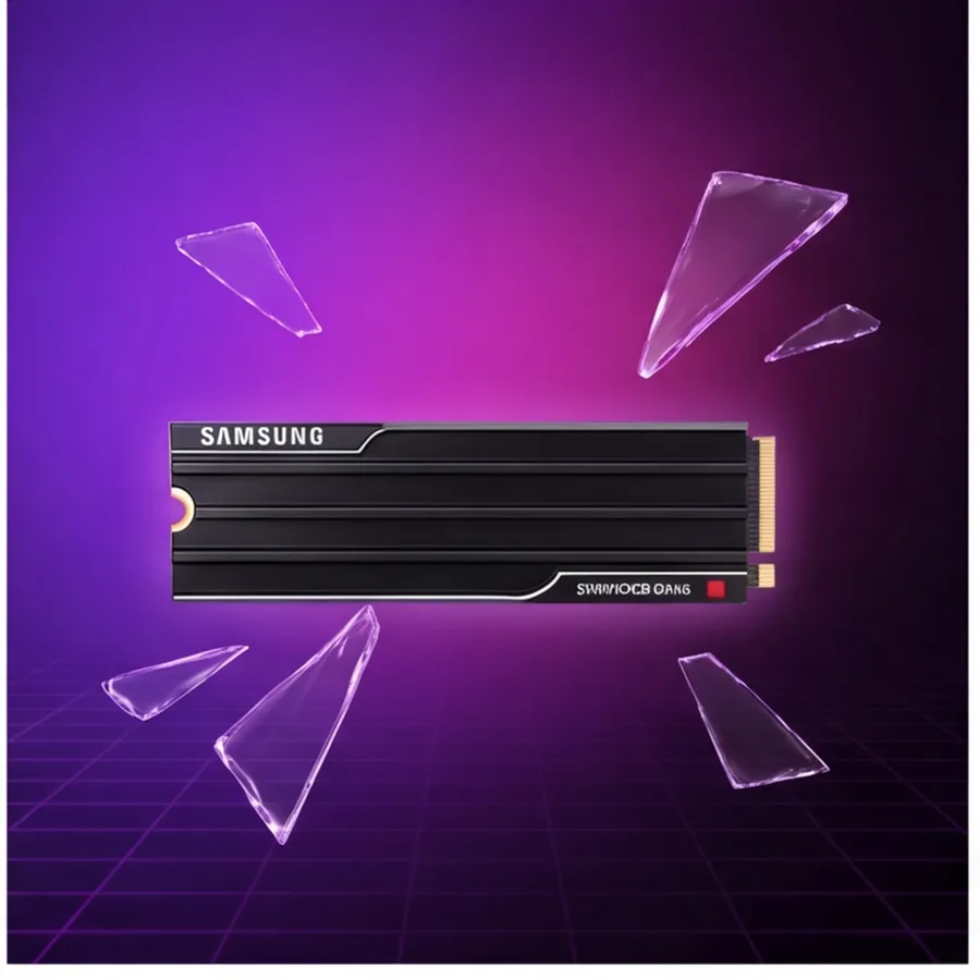 Dysk Samsung SSD 9100 PRO Heatsink NVMe MZ-VAP4T0CW — zdjęcie główne, smartu.eu Dysk Samsung SSD 9100 PRO Heatsink NVMe MZ-VAP4T0CW — zdjęcie główne, smartu.eu