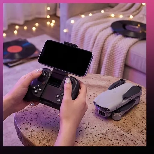 Pilot zdalnego sterowania 4DRC F10 - ergonomiczny gamepad z uchwytem na telefon Pilot zdalnego sterowania 4DRC F10 - ergonomiczny gamepad z uchwytem na telefon