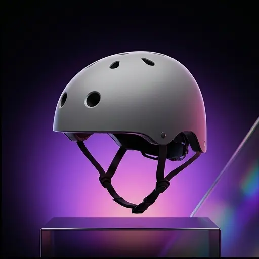 Tylna lampka LED kasku Trike Fix - 6 diod w trybie migającym, widok z tyłu Tylna lampka LED kasku Trike Fix - 6 diod w trybie migającym, widok z tyłu
