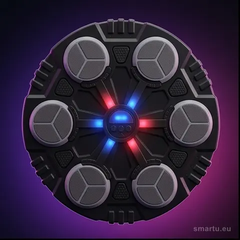 Tarcza bokserska na ścianę dla dzieci 8+ Bluetooth LED USB, interaktywny trenażer z licznikiem punktów KX3009 Tarcza bokserska na ścianę dla dzieci 8+ Bluetooth LED USB, interaktywny trenażer z licznikiem punktów KX3009