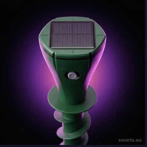 Solarny odstraszacz kretów nornic i węży wibracyjny IP65 zestaw 2 szt. KX3282