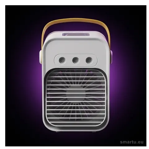 Klimator biurkowy 3w1 USB LED, chłodzenie, nawilżanie, podświetlenie, KX3700