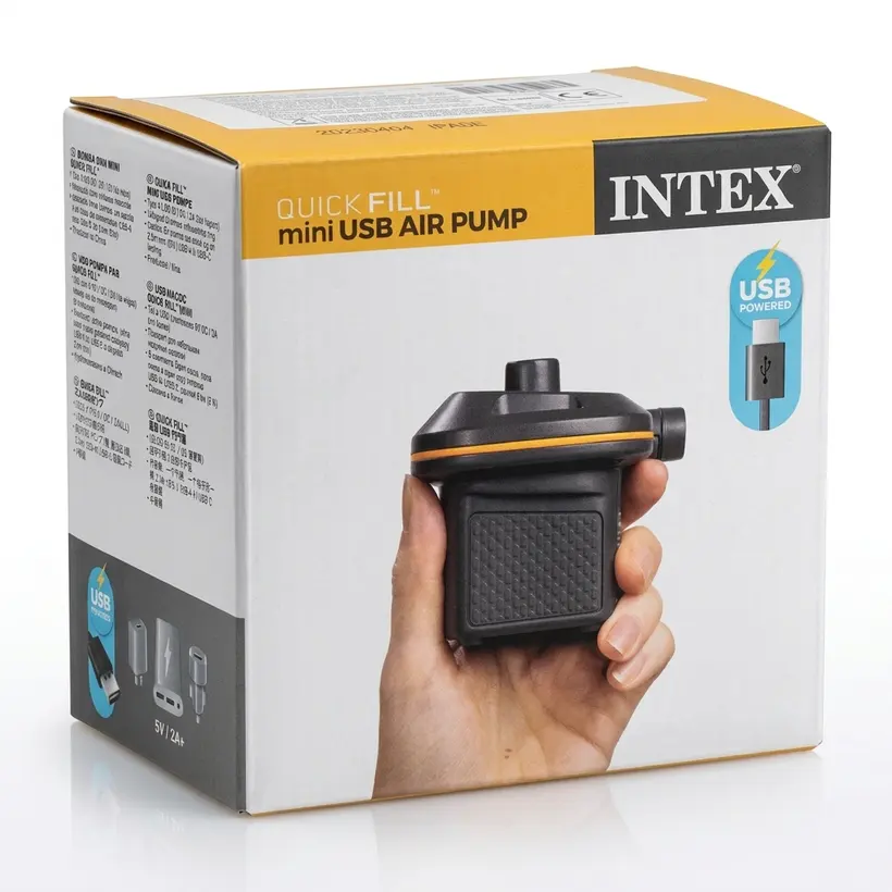 INTEX 66635 pompka elektryczna USB do materacy i basenów, 150 l/min, dwukierunkowa, kabel 2,6 m INTEX 66635 pompka elektryczna USB do materacy i basenów, 150 l/min, dwukierunkowa, kabel 2,6 m