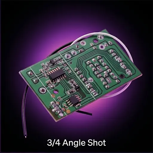 Płytka PCB WLtoys 104310 - widok złączy i komponentów elektronicznych Płytka PCB WLtoys 104310 - widok złączy i komponentów elektronicznych