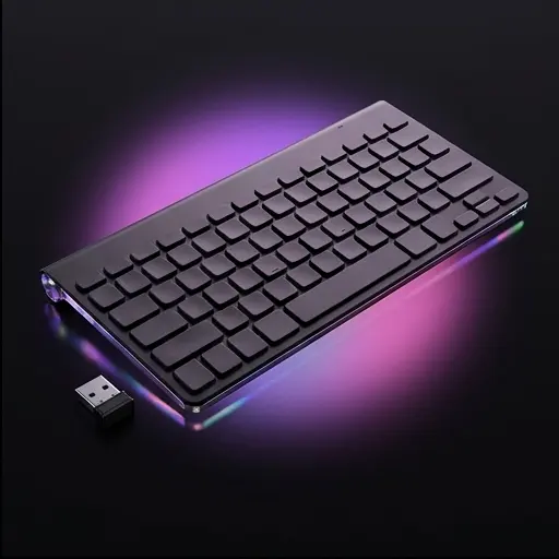Nano-odbiornik USB 2.4 GHz dołączony do klawiatury bezprzewodowej KX5112 Nano-odbiornik USB 2.4 GHz dołączony do klawiatury bezprzewodowej KX5112
