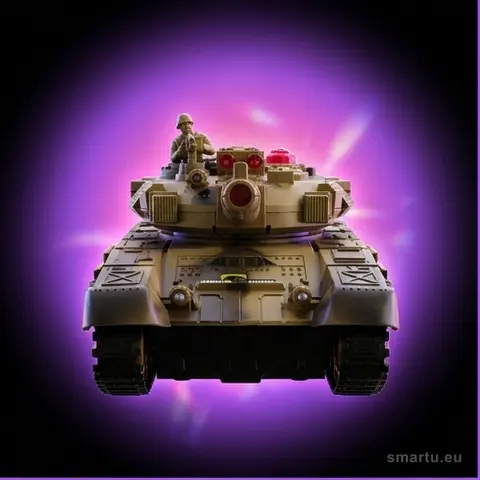 Czołg RC War Tank 9993 2.4 GHz pustynny, zdalnie sterowany z IR walką i efektami Czołg RC War Tank 9993 2.4 GHz pustynny, zdalnie sterowany z IR walką i efektami