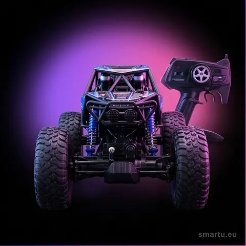 RC Crawler Climbing Car 1:10 4WD 48 cm niebieski, samochód zdalnie sterowany 2,4 GHz, napęd 4×4, koła 13,5 cm RC Crawler Climbing Car 1:10 4WD 48 cm niebieski, samochód zdalnie sterowany 2,4 GHz, napęd 4×4, koła 13,5 cm