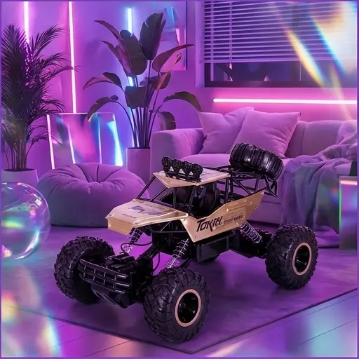 Pilot zdalnego sterowania 2.4 GHz do RC Rock Crawlera - widok frontu Pilot zdalnego sterowania 2.4 GHz do RC Rock Crawlera - widok frontu