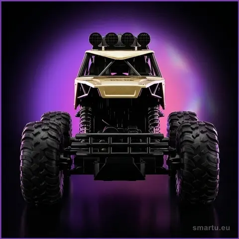 RC Rock Crawler 1:12 4WD metal złoty, samochód zdalnie sterowany, napęd 4×4, akumulator 2000 mAh, pilot 2.4 GHz RC Rock Crawler 1:12 4WD metal złoty, samochód zdalnie sterowany, napęd 4×4, akumulator 2000 mAh, pilot 2.4 GHz
