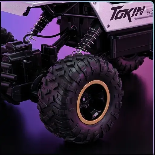 Pilot zdalnego sterowania 2,4 GHz do Rock Crawlera RC 1:12 srebrny Pilot zdalnego sterowania 2,4 GHz do Rock Crawlera RC 1:12 srebrny
