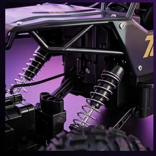 Pilot zdalnego sterowania 2,4 GHz do czarnego Rock Crawlera RC 1:12 Pilot zdalnego sterowania 2,4 GHz do czarnego Rock Crawlera RC 1:12