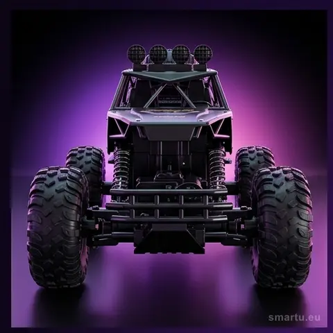 Rock Crawler RC 1:12 4WD metalowa karoseria czarny, samochód zdalnie sterowany terenowy Rock Crawler RC 1:12 4WD metalowa karoseria czarny, samochód zdalnie sterowany terenowy