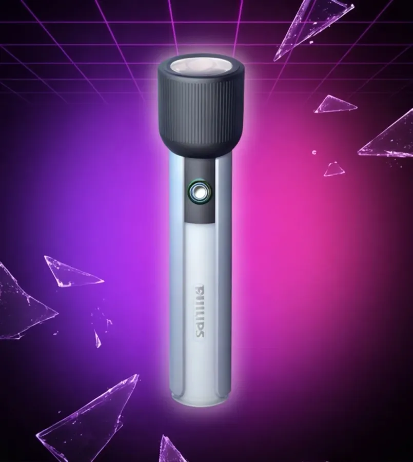 Philips Latarka akumulatorowa USB-C 400 lm 2000mAh — zdjęcie główne, smartu.eu Philips Latarka akumulatorowa USB-C 400 lm 2000mAh — zdjęcie główne, smartu.eu