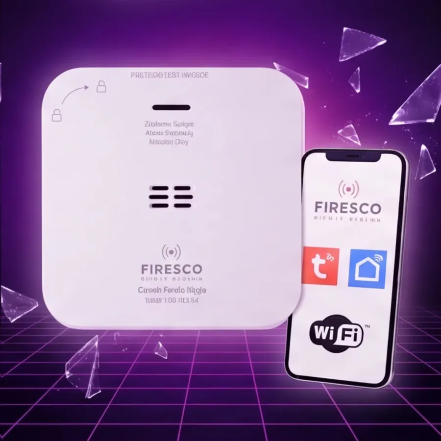 Firesco Czujnik tlenku węgla Tuya/WiFi FCO-850 WF, czujnik tlenku węgla z komunikacja — zdjęcie główne, smartu.eu Firesco Czujnik tlenku węgla Tuya/WiFi FCO-850 WF, czujnik tlenku węgla z komunikacja — zdjęcie główne, smartu.eu