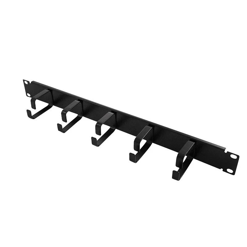 LogiLink Organizer okablowania 19', 1U, 5 uchwytów, czarny — zdjęcie producenta LogiLink Organizer okablowania 19', 1U, 5 uchwytów, czarny — zdjęcie producenta