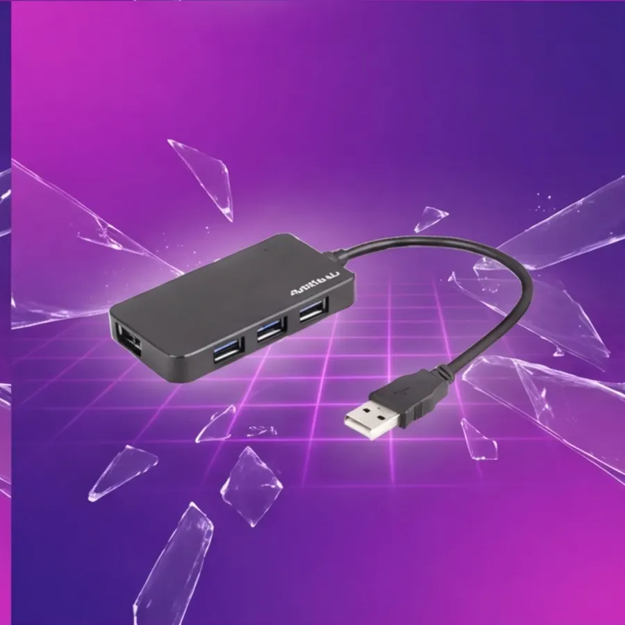 Natec Koncentrator USB 4 porty Moth USB 3.0 czarny — zdjęcie główne, smartu.eu Natec Koncentrator USB 4 porty Moth USB 3.0 czarny — zdjęcie główne, smartu.eu