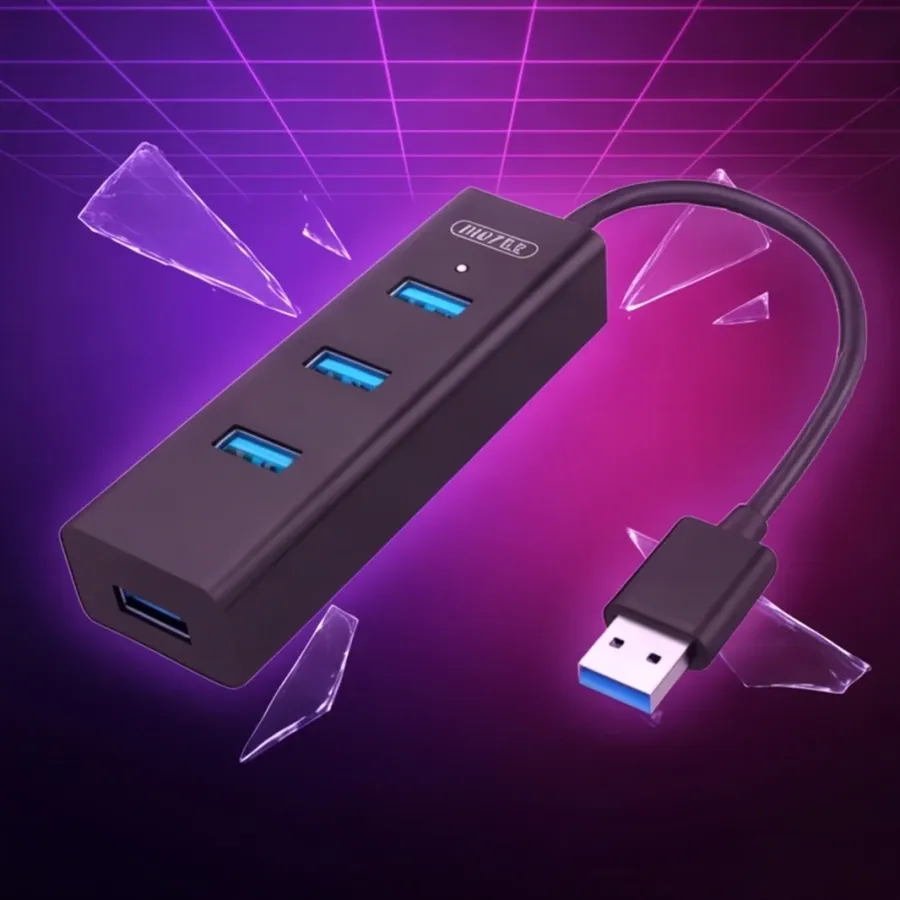 Hub Unitek 4x USB 3.0; BC1,2; CZARNY — zdjęcie główne, smartu.eu Hub Unitek 4x USB 3.0; BC1,2; CZARNY — zdjęcie główne, smartu.eu