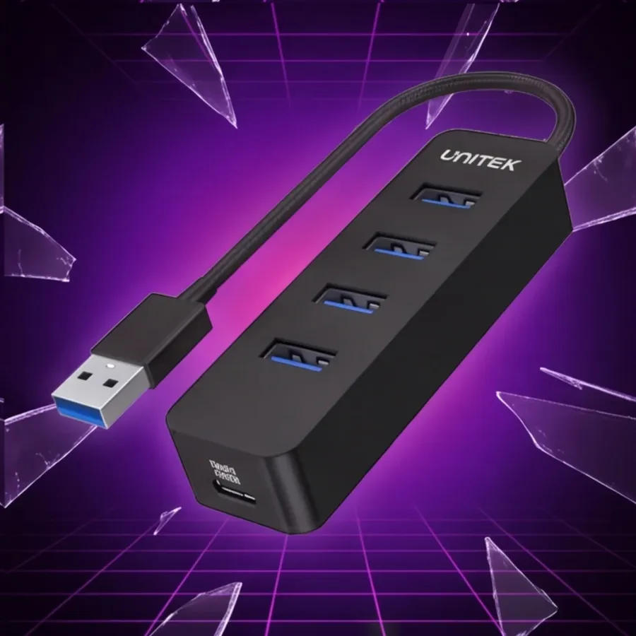 Hub Unitek USB-A; 4x USB-A 3.1; Aktywny; 10W; H1117A — zdjęcie główne, smartu.eu Hub Unitek USB-A; 4x USB-A 3.1; Aktywny; 10W; H1117A — zdjęcie główne, smartu.eu