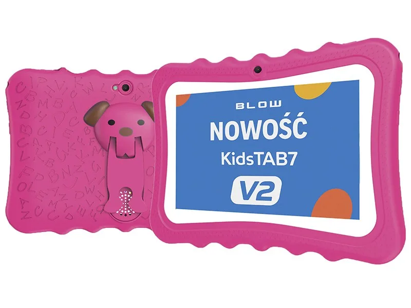 Tablet BLOW KidsTAB7 V2 4/32GB różowe etui kamera 2MP — zdjęcie producenta Tablet BLOW KidsTAB7 V2 4/32GB różowe etui kamera 2MP — zdjęcie producenta
