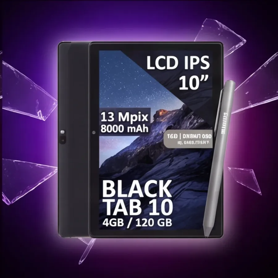 Tablet BLOW BlackTAB10 4/128GB 4G LTE 10 cali Czarny — zdjęcie główne, smartu.eu Tablet BLOW BlackTAB10 4/128GB 4G LTE 10 cali Czarny — zdjęcie główne, smartu.eu