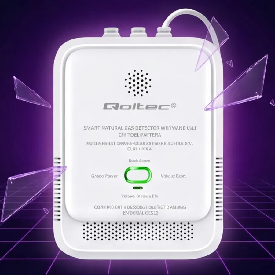 Qoltec Czujnik wycieku gazu ziemnego | detektor CH4 | NG | Tuya | Wi-Fi | alarm 85dB | LED — zdjęcie główne, smartu.eu Qoltec Czujnik wycieku gazu ziemnego | detektor CH4 | NG | Tuya | Wi-Fi | alarm 85dB | LED — zdjęcie główne, smartu.eu