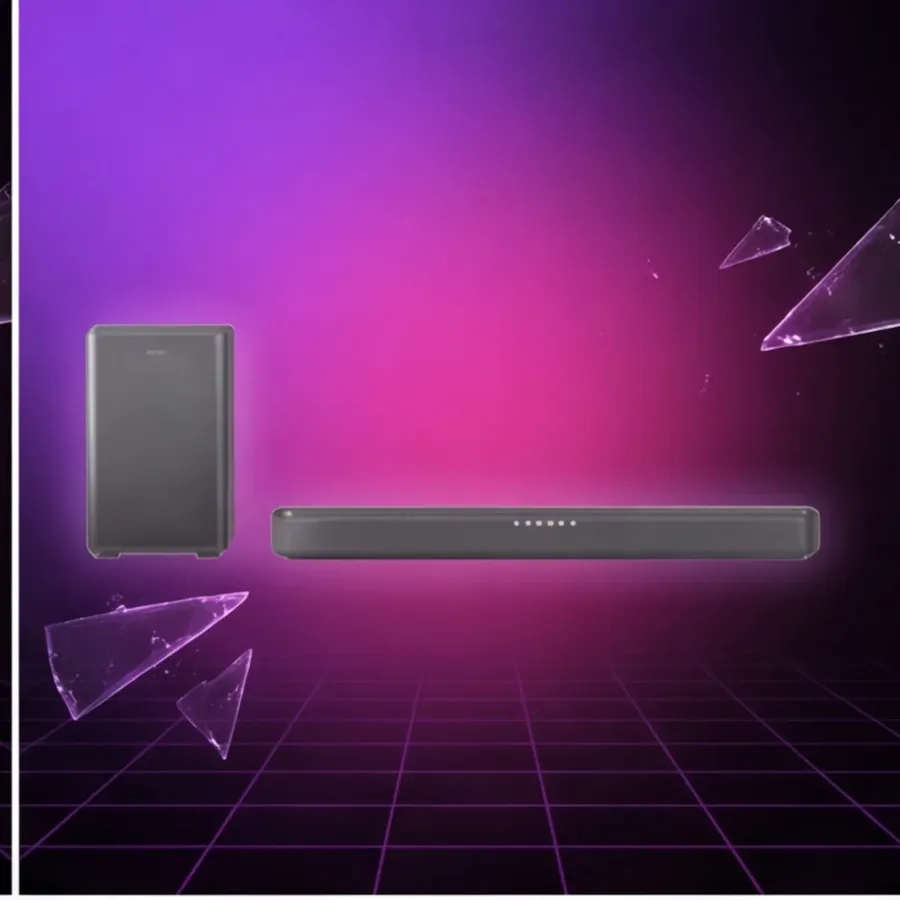 Philips Soundbar 2.1 z bezprzewodowym subwooferem TAB5309/10 — zdjęcie główne, smartu.eu Philips Soundbar 2.1 z bezprzewodowym subwooferem TAB5309/10 — zdjęcie główne, smartu.eu