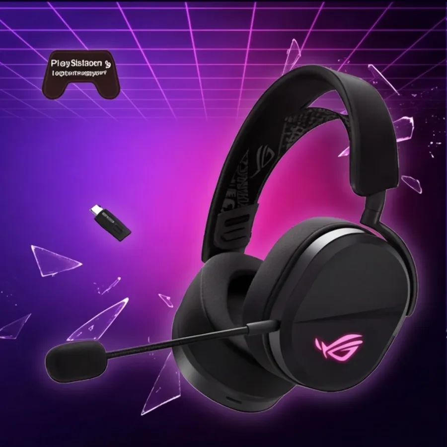 Słuchawki Asus ROG Pelta Wireless 2.4GHz/BT/USB-C/PC/MAC/PS4/PS5/Nintendo — zdjęcie główne, smartu.eu Słuchawki Asus ROG Pelta Wireless 2.4GHz/BT/USB-C/PC/MAC/PS4/PS5/Nintendo — zdjęcie główne, smartu.eu