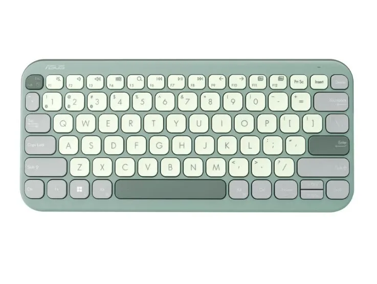 Klawiatura Asus Marshmallow KW100 BT5.0LE/Green Tea Latte — zdjęcie producenta Klawiatura Asus Marshmallow KW100 BT5.0LE/Green Tea Latte — zdjęcie producenta