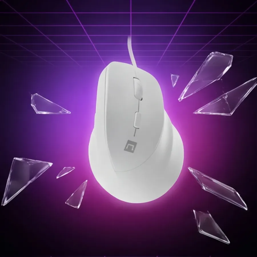 Mysz Natec wertykalna CRAKE 2 PRO 128000DPI optyczna biała — zdjęcie główne, smartu.eu Mysz Natec wertykalna CRAKE 2 PRO 128000DPI optyczna biała — zdjęcie główne, smartu.eu