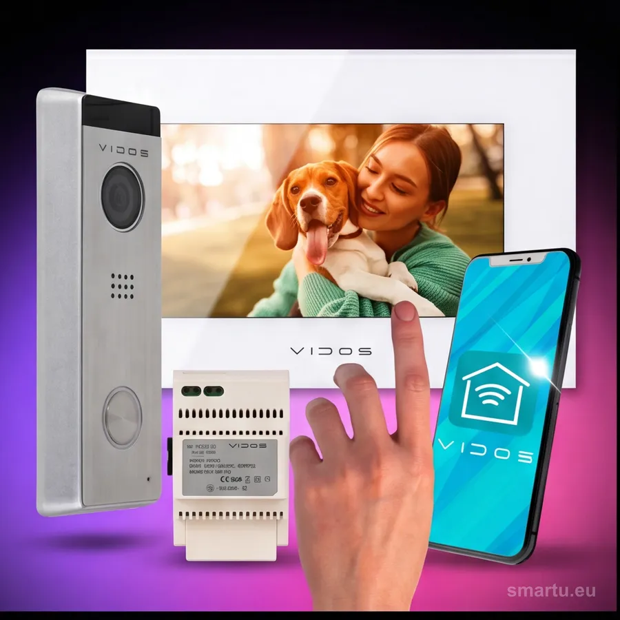 VIDOS X M10W-X S10 wideodomofon WiFi 2MP 7 cali aplikacja mobilna brama furtka