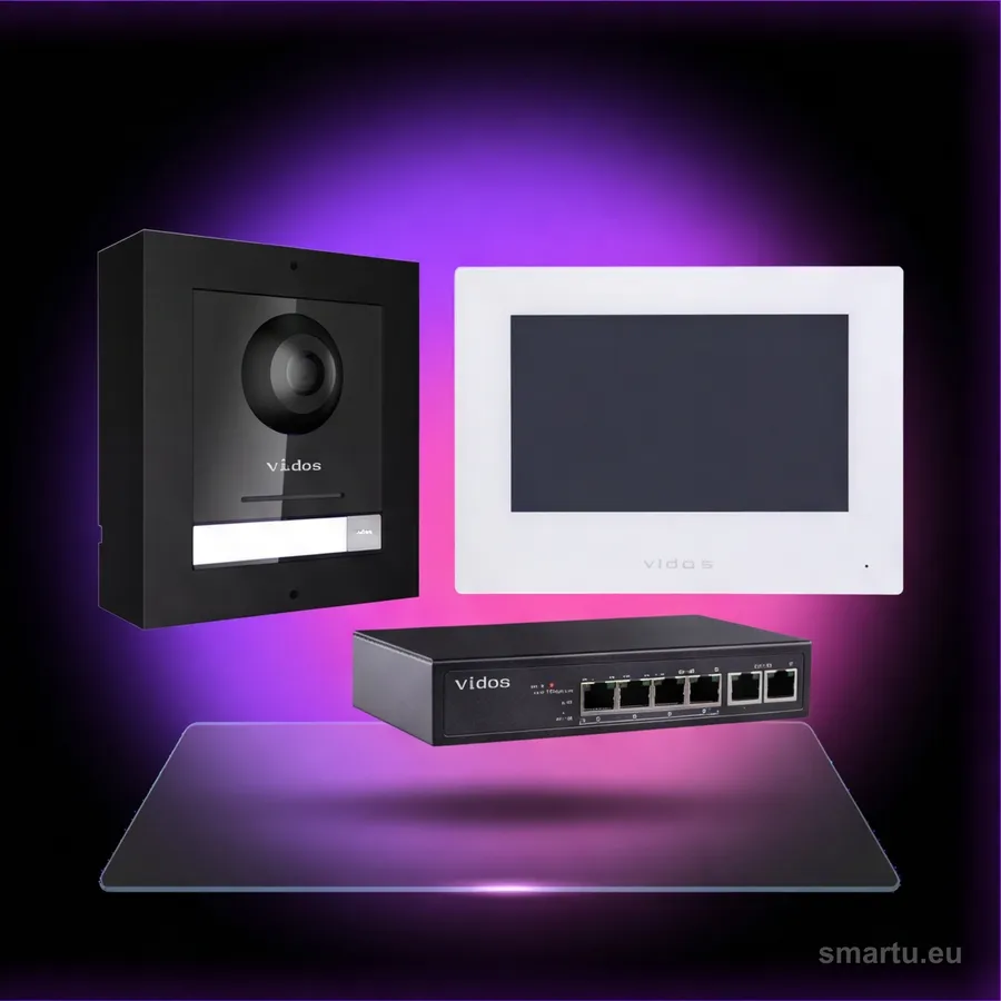 VIDOS ONE M2010W S2101 wideodomofon IP biały monitor 7 cali dotykowy WiFi stacja 1080p VIDOS ONE M2010W S2101 wideodomofon IP biały monitor 7 cali dotykowy WiFi stacja 1080p