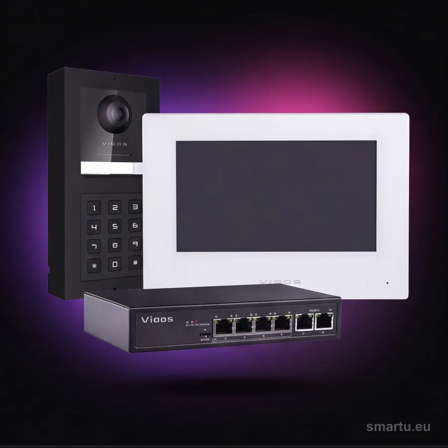VIDOS ONE X160 M2010W wideodomofon IP zestaw jednorodzinny monitor 7 cali WiFi szyfrator PoE VIDOS ONE X160 M2010W wideodomofon IP zestaw jednorodzinny monitor 7 cali WiFi szyfrator PoE