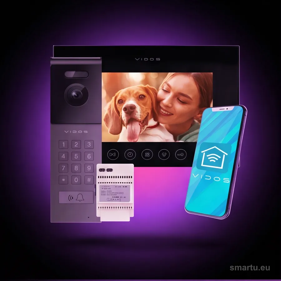 VIDOS X M11B-X S12D zestaw wideodomofonu WiFi 7 cali dotykowy monitor czarny aplikacja mobilna VIDOS X M11B-X S12D zestaw wideodomofonu WiFi 7 cali dotykowy monitor czarny aplikacja mobilna