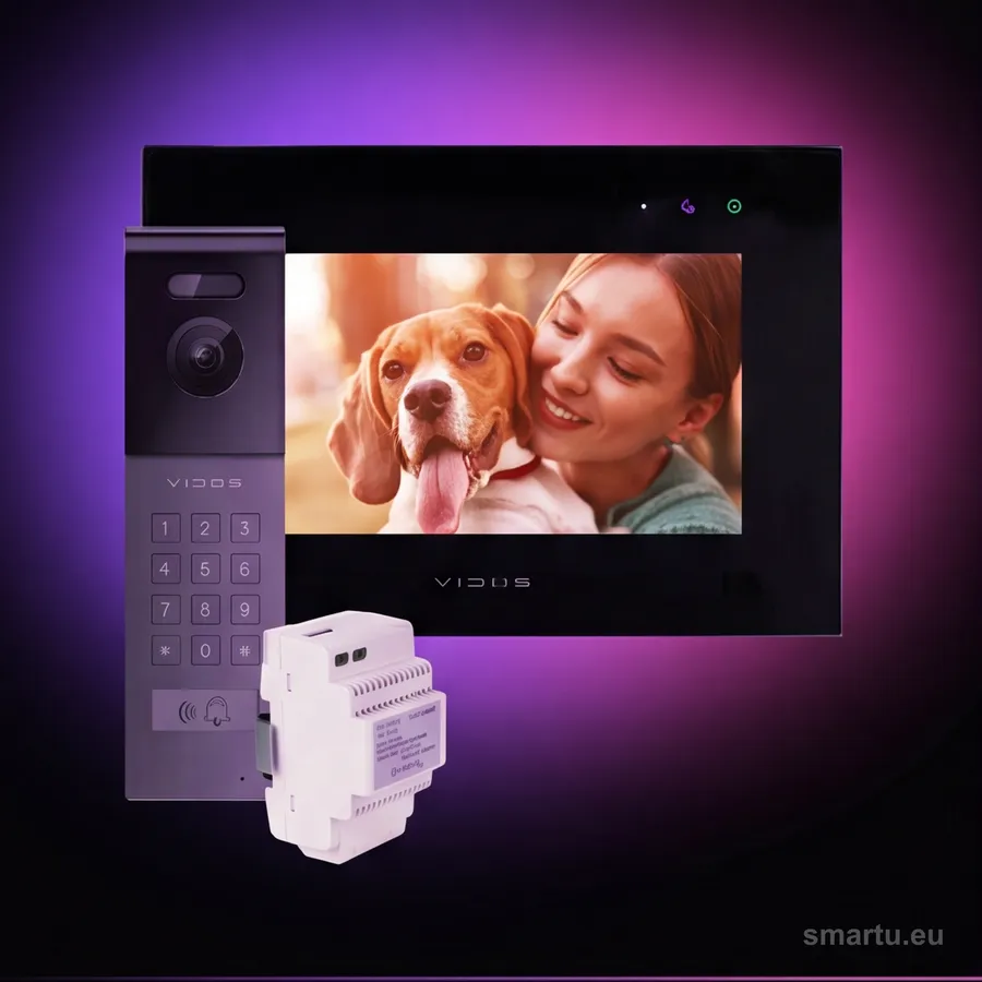 VIDOS X M10B-X S12D wideodomofon zestaw Wi-Fi 7 cali IP66 szyfrator kamera AHD 2MP VIDOS X M10B-X S12D wideodomofon zestaw Wi-Fi 7 cali IP66 szyfrator kamera AHD 2MP