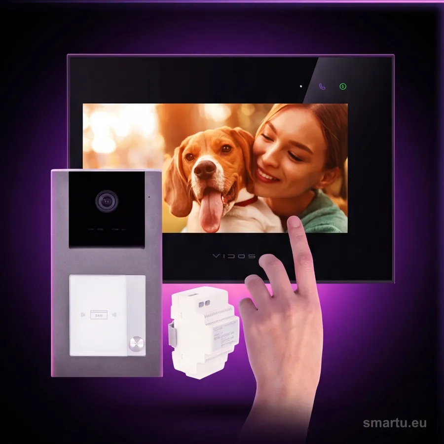 Wideodomofon VIDOS X M10B-X S11-1 WiFi FullHD Android RFID czarny zestaw jednorodzinny Wideodomofon VIDOS X M10B-X S11-1 WiFi FullHD Android RFID czarny zestaw jednorodzinny