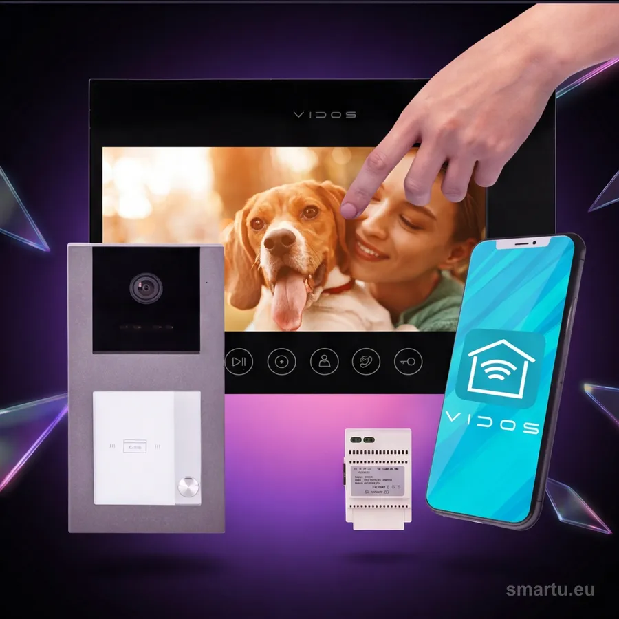 VIDOS X M11B-X S11-1 wideodomofon WiFi FullHD RFID czarny monitor 7 cali Android