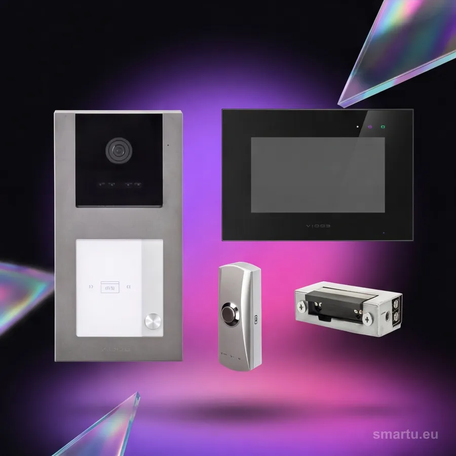 VIDOS X S11-1 M10B-X wideodomofon WiFi FullHD zestaw z przyciskiem i elektrozaczepem VIDOS X S11-1 M10B-X wideodomofon WiFi FullHD zestaw z przyciskiem i elektrozaczepem