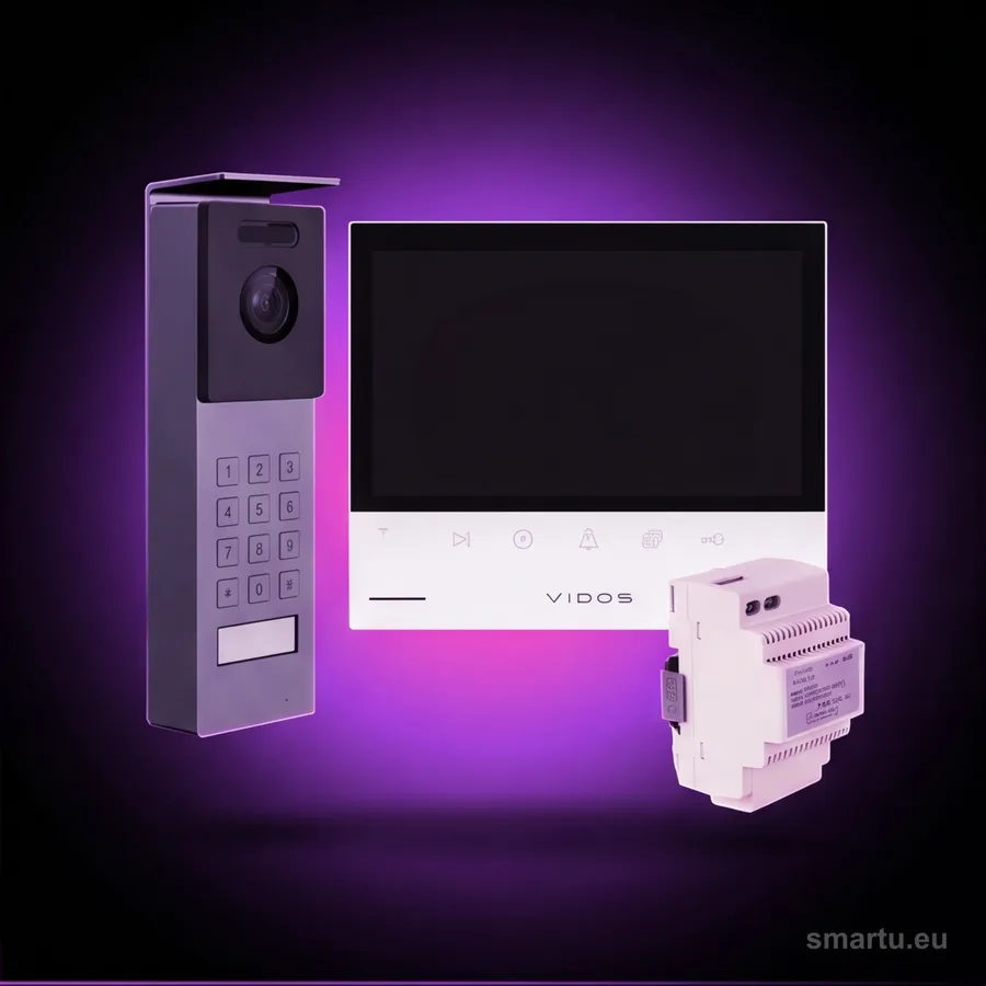 VIDOS X S12D M13-XT TUYA wideodomofon WiFi 2MP 7 cali monitor dotykowy szyfrator