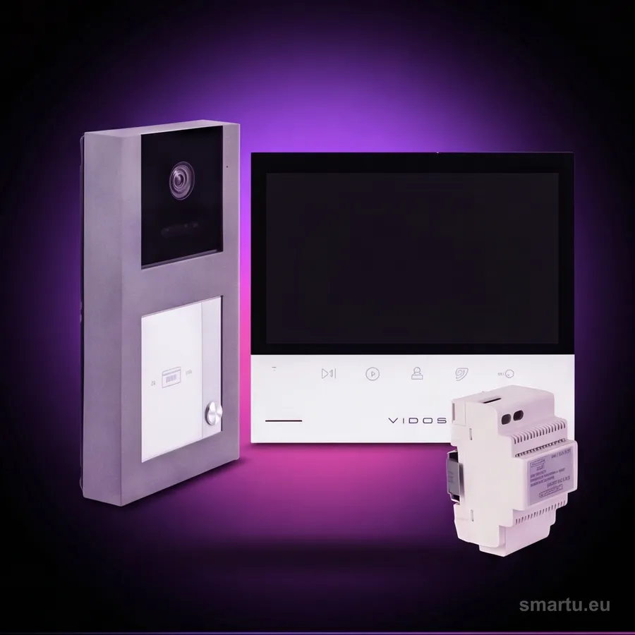 VIDOS X wideodomofon zestaw S11-1 M13-XT TUYA Wi-Fi 7 cali monitor kamera 2MP bramka VIDOS X wideodomofon zestaw S11-1 M13-XT TUYA Wi-Fi 7 cali monitor kamera 2MP bramka