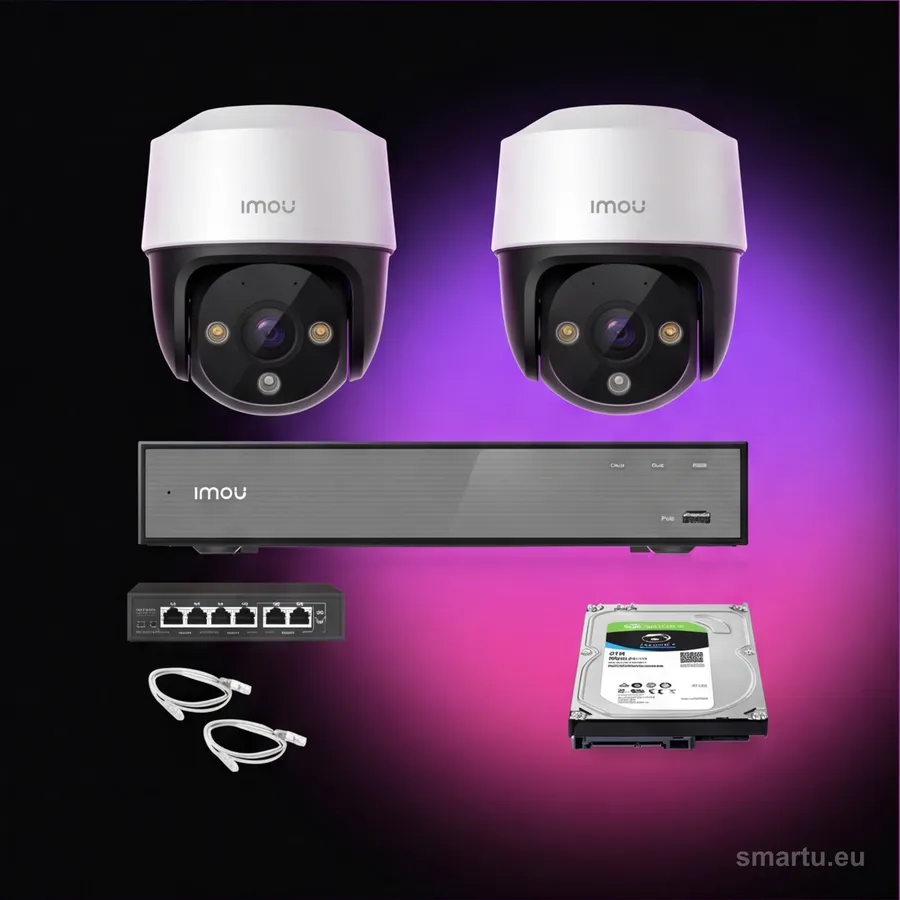 Zestaw monitoringu Imou 2x kamera IP Cruiser 4MP POE Zestaw monitoringu Imou 2x kamera IP Cruiser 4MP POE