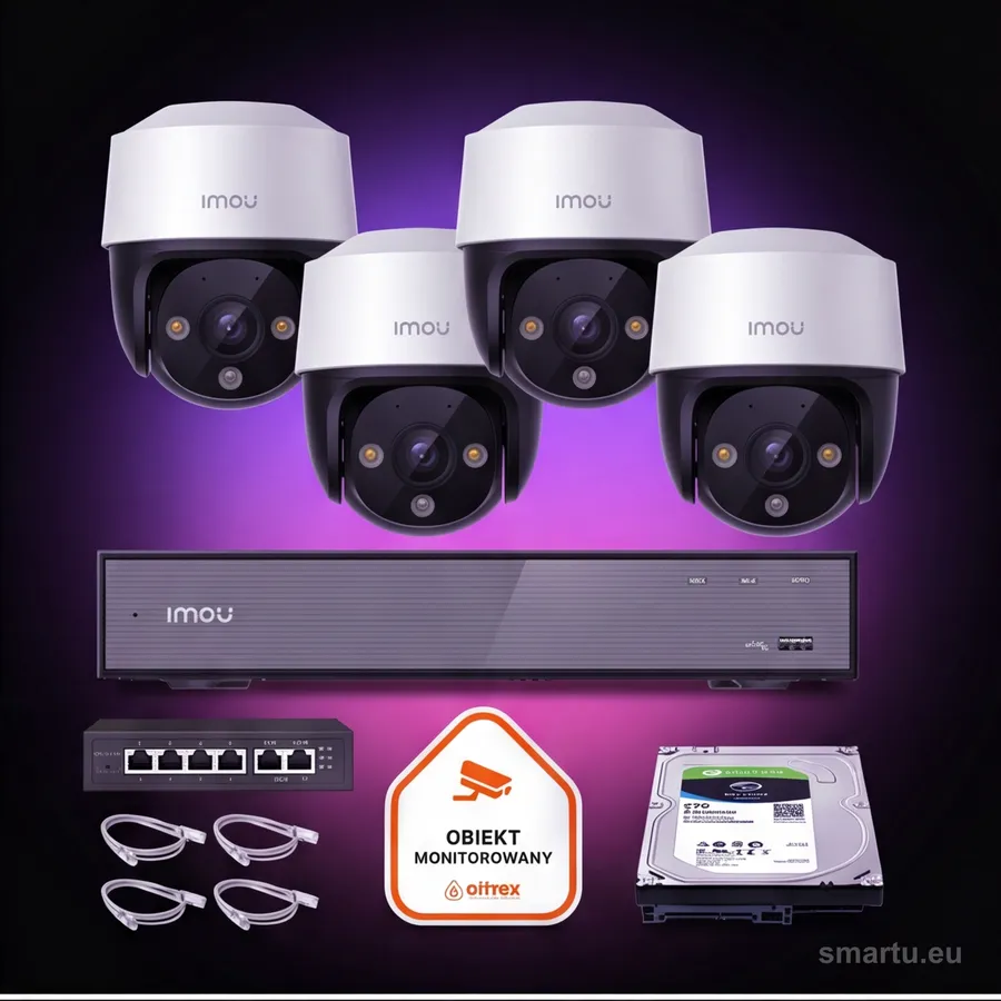Zestaw monitoringu Imou 4x kamera Cruiser 4MP POE