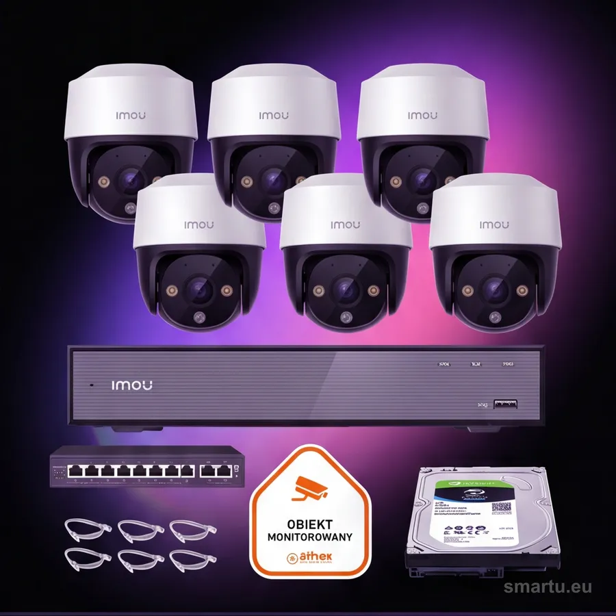 Zestaw monitoringu Imou 6x kamera Cruiser 4MP POE