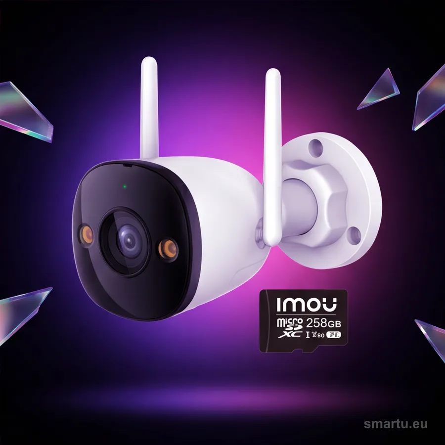 Imou Bullet 3 5MP kamera IP Wi-Fi 3K IR30 IP67 z kartą 256GB, monitoring zewnętrzny
