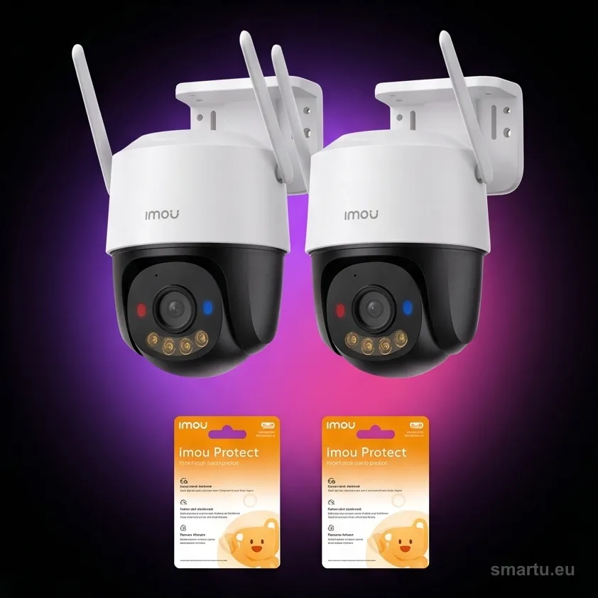 Imou Cruiser SC 5MP IPC-K7FP-5H0WE zestaw 2 kamer IP WiFi 6 IR30m IP66 detekcja ludzi chmura Imou Protect Imou Cruiser SC 5MP IPC-K7FP-5H0WE zestaw 2 kamer IP WiFi 6 IR30m IP66 detekcja ludzi chmura Imou Protect