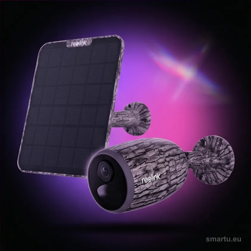Kamera IP Reolink GO Series G330 camuflage z panelem solarnym Kamera IP Reolink GO Series G330 camuflage z panelem solarnym
